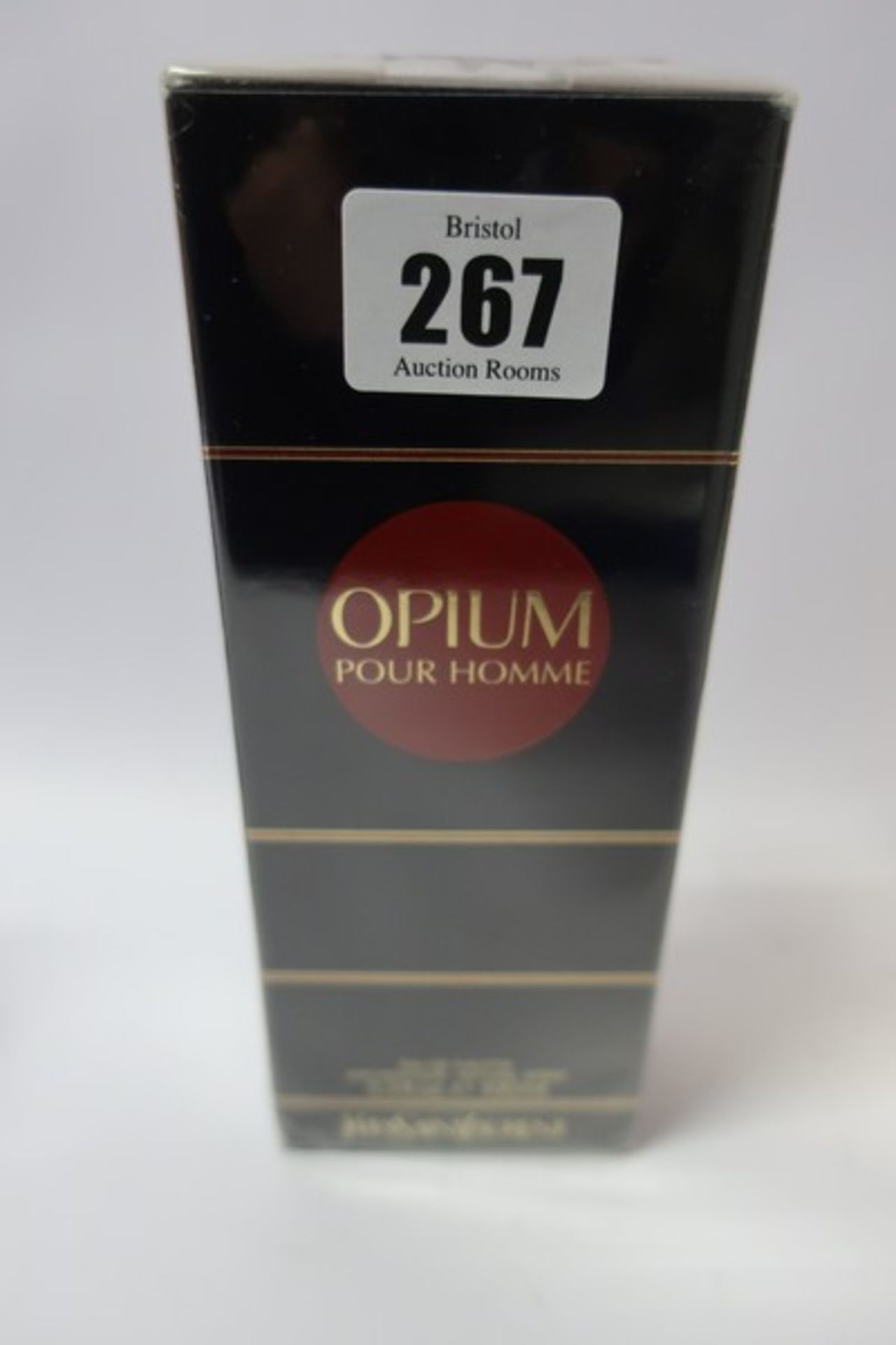 Three YSL Opium pour homme eau de toilette (100ml).