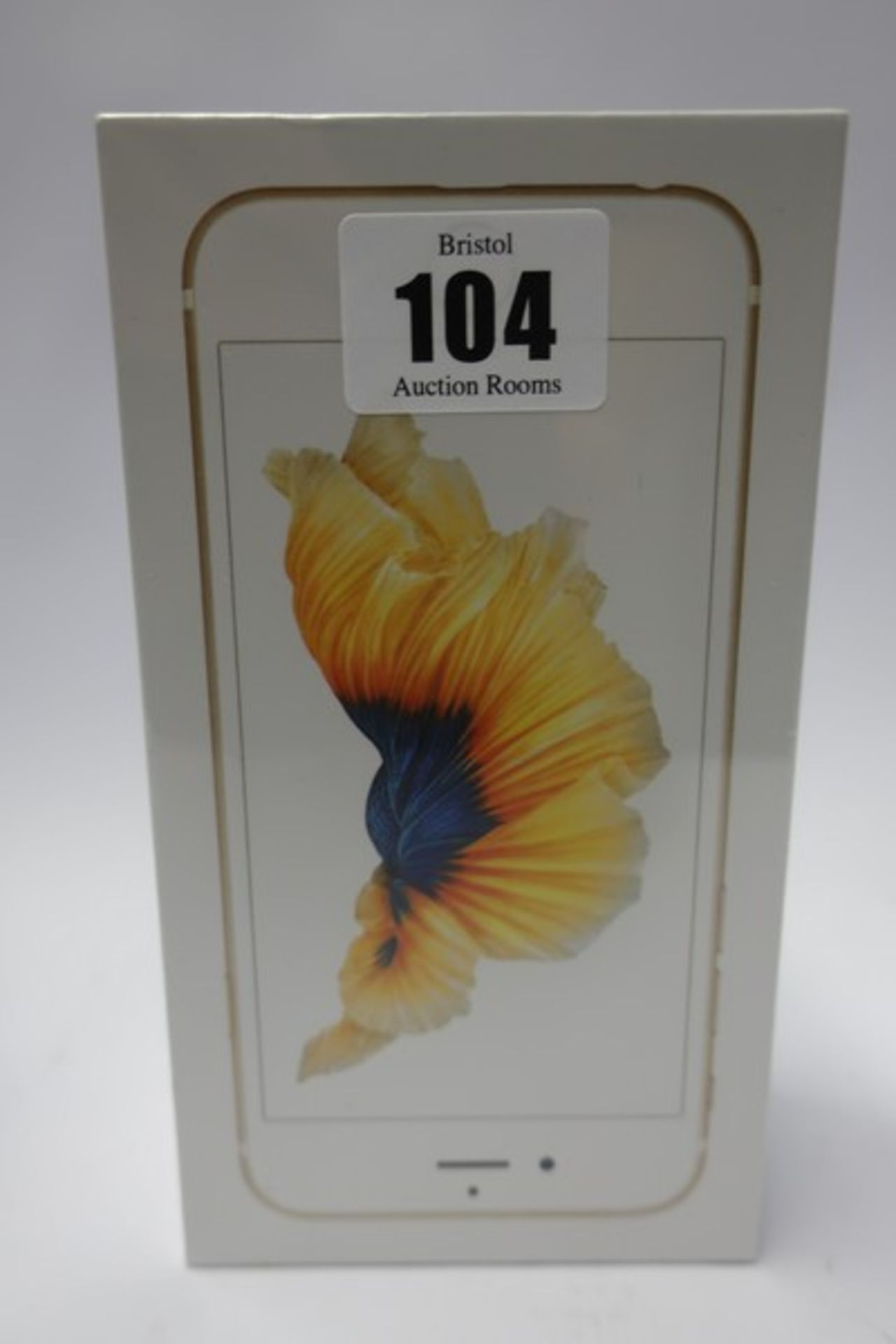 A boxed as new iPhone 6s 64GB model A1688 in Gold (IMEI: 355429075939845) (Box sealed).