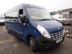62 reg RENAULT MASTER LM39 DCI MINIBUS, 1ST REG 09/12, 104604KM WARRANTED, V5 HERE, 1 OWNER FROM NEW
