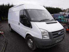 57 reg FORD TRANSIT 140 T330L RWD, 1ST REG 11/07, 153973M NOT WARRANTED, V5 HERE, 1 OWNER FROM