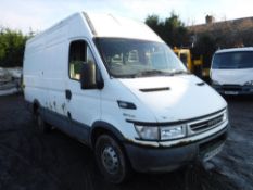 54 reg IVECO DAILY 35S12, 1ST REG 01/05, TEST 08/18, 236283M, V5 HERE, 2 FORMER KEEPERS [NO VAT]