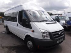 60 reg FORD TRANSIT 115 T430 17 SEAT LWB MINIBUS, 1ST REG 09/10, 179535KM, V5 HERE, 2 FORMER KEEPERS