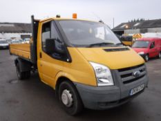 56 reg FORD TRANSIT 100 T350M RWD TIPPER, 1ST REG 10/06, 77628M, V5 HERE, 1 OWNER FROM NEW (DIRECT