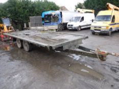 20ft x 8ft FLAT BED TRAILER TO CARRY 20ft CONTAINER [+ VAT]