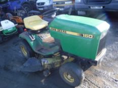 JOHN DEERE 160 PETROL TRACTOR MOWER [NO VAT]