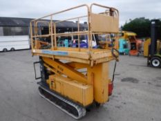 NISHIO 6M TRACKED SCISSOR LIFT (NO KEYS) [+ VAT]