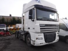 09 reg DAF XF TRACTOR UNIT, 838615KM, NO PAPERWORK [+ VAT]