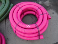 30m x 4" PINK H/D SUCTION PIPE [3] [NO VAT]