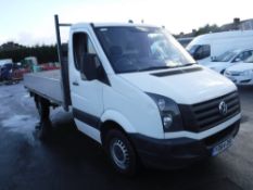 64 reg VW CRAFTER CR35 TDI DROPSIDE, 1ST REG 09/14, TEST 08/18, 208740M WARRANTED, V5 HERE, 1