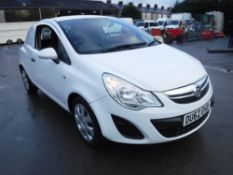 62 reg VAUXHALL CORSA CDTI ECOFLEX S/S VAN, 1ST REG 01/13, TEST 01/19, 86343M WARRANTED, V5 HERE,