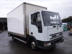 Y reg IVECO FORD CARGO 7.5 TON BOX VAN (DIRECT HEALTH AUTHORITY) 1ST REG 03/01,185928KM, V5 HERE,