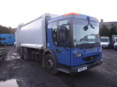 58 reg DENNIS 26 TON REAR STEER 6WHL REFUSE WAGON C/W ZOELLER BIN LIFT (DIRECT COUNCIL) 1ST REG 10/