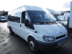 06 reg FORD TRANSIT 17 SEAT MINIBUS, 1ST REG 03/06, TEST 02/19, 295212KM WARRANTED, V5 HERE, 1 OWNER