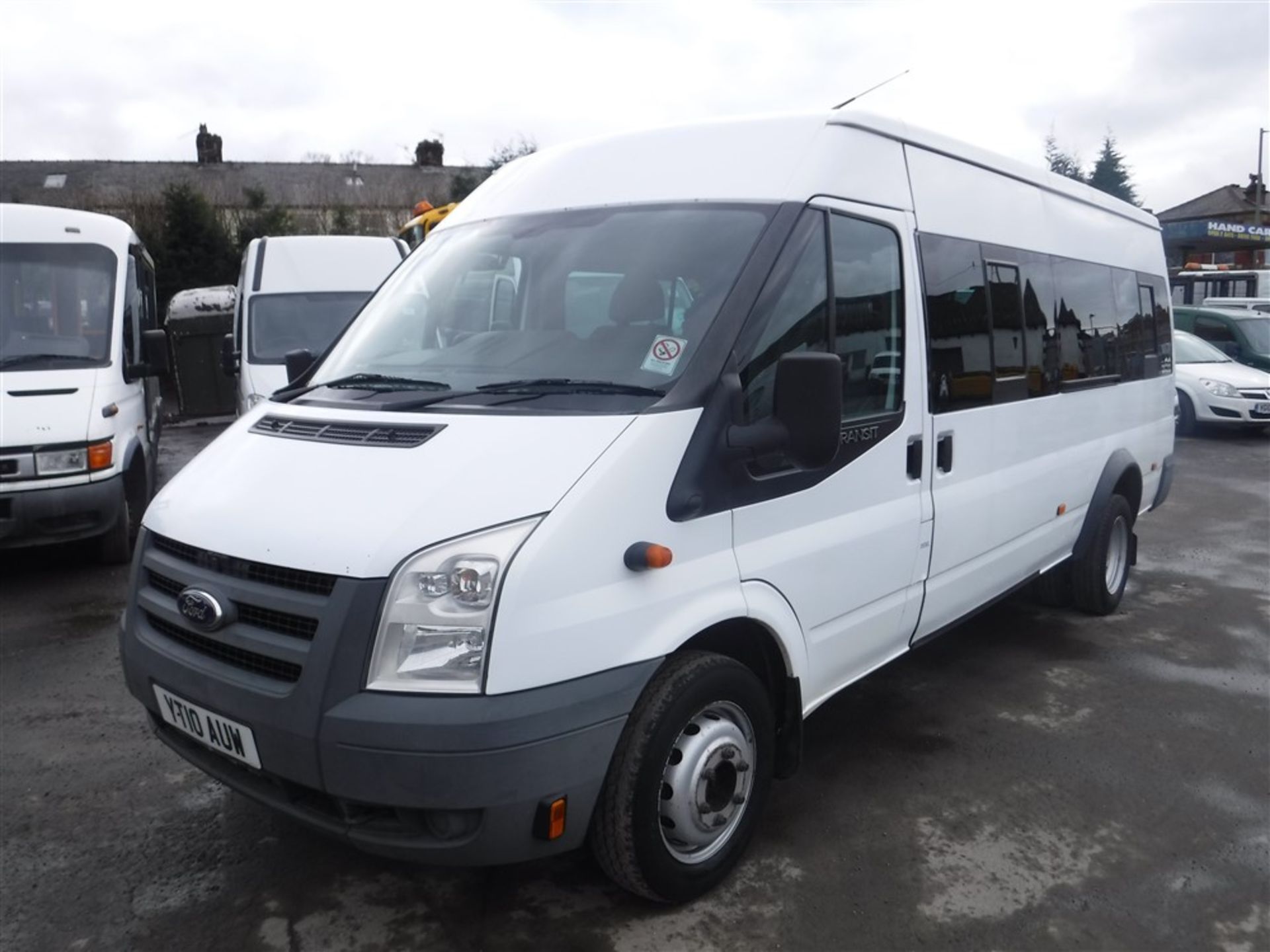 10 reg FORD TRANSIT 115 T430 17 SEAT RWD MINIBUS, 1ST REG 03/10, TEST 03/19, 222908KM WARRANTED, - Image 2 of 6