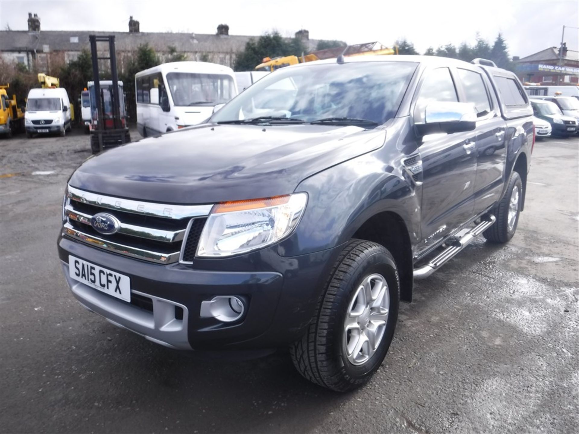 15 reg FORD RANGER DOUBLE CAB LIMITED 4 X 4, 1ST REG 05/15, 41243M WARRANTED, NO V5 [+ VAT] - Image 2 of 5