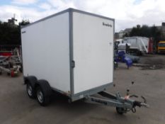 BRENDERUP GRP 10' X 6' TWIN AXLE TRAILER GALVANIZED CHASSIS - EX US AIRFORCE [+ VAT]