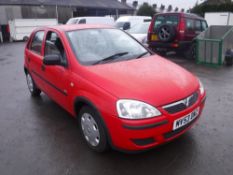 53 reg VAUXHALL CORSA LIFTE CDTI HATCHBACK (DIRECT GTR MANCHESTER FIRE) 1ST REG 11/03, TEST 09/18,