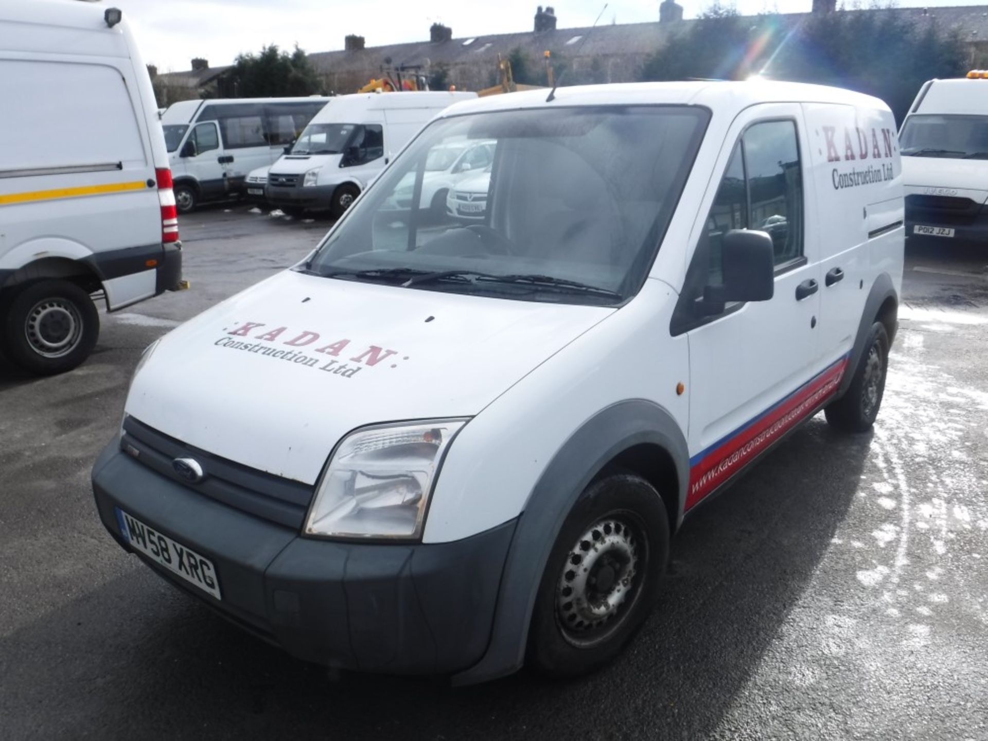 58 reg FORD TRANSIT CONNECT T200 L75, 1ST REG 09/08, 154453M WARRANTED, V5 HERE, 1 FORMER - Image 2 of 5