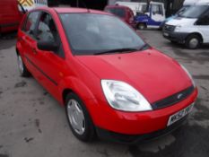 52 reg FORD FIESTA FINESSE TDCI HATCHBACK (DIRECT GTR MANCHESTER FIRE) 1ST REG 10/02, TEST 07/18,