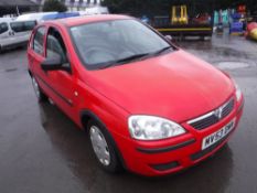 53 reg VAUXHALL CORSA LIFTE CDTI HATCHBACK (DIRECT GTR MANCHESTER FIRE) 1ST REG 11/03, TEST 10/18,