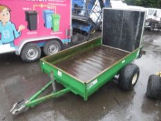 SMALL GREEN LOW LOADER TRAILER [+ VAT]