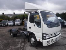 2006 ISUZU NQR75-2 7.5 TON CHASSIS CAB, 1ST REG 11/06, 131534KM WARRANTED, V5 HERE, 3 FORMER KEEPERS