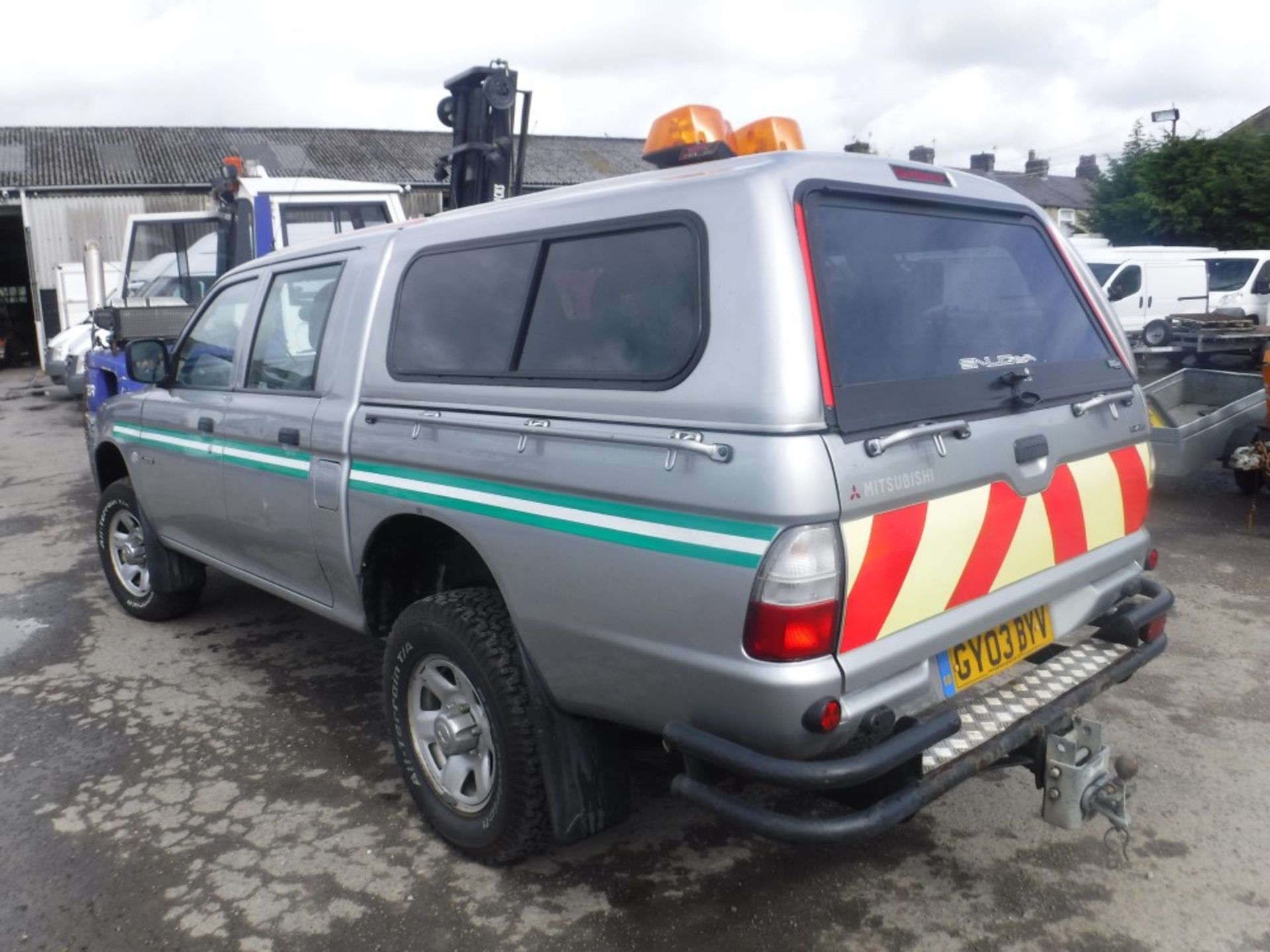 03 reg MITSUBISHI L200 2.5TD GL 4WD PICKUP, 1ST REG 03/03, TEST 04/19, 37608M WARRANTED, V5 HERE, - Bild 3 aus 5