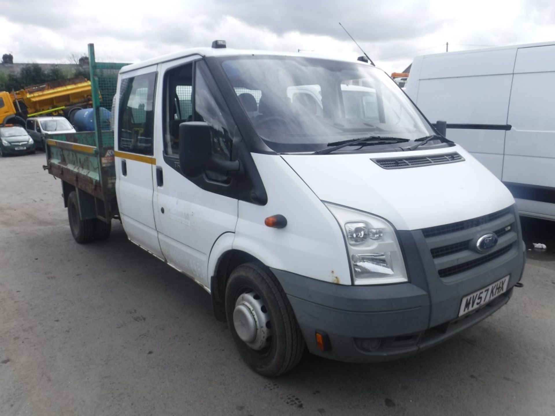 57 reg FORD TRANSIT 115 T350M RWD TIPPER (DIRECT COUNCIL) 1ST REG 11/07, TEST 10/18, 85301M, V5