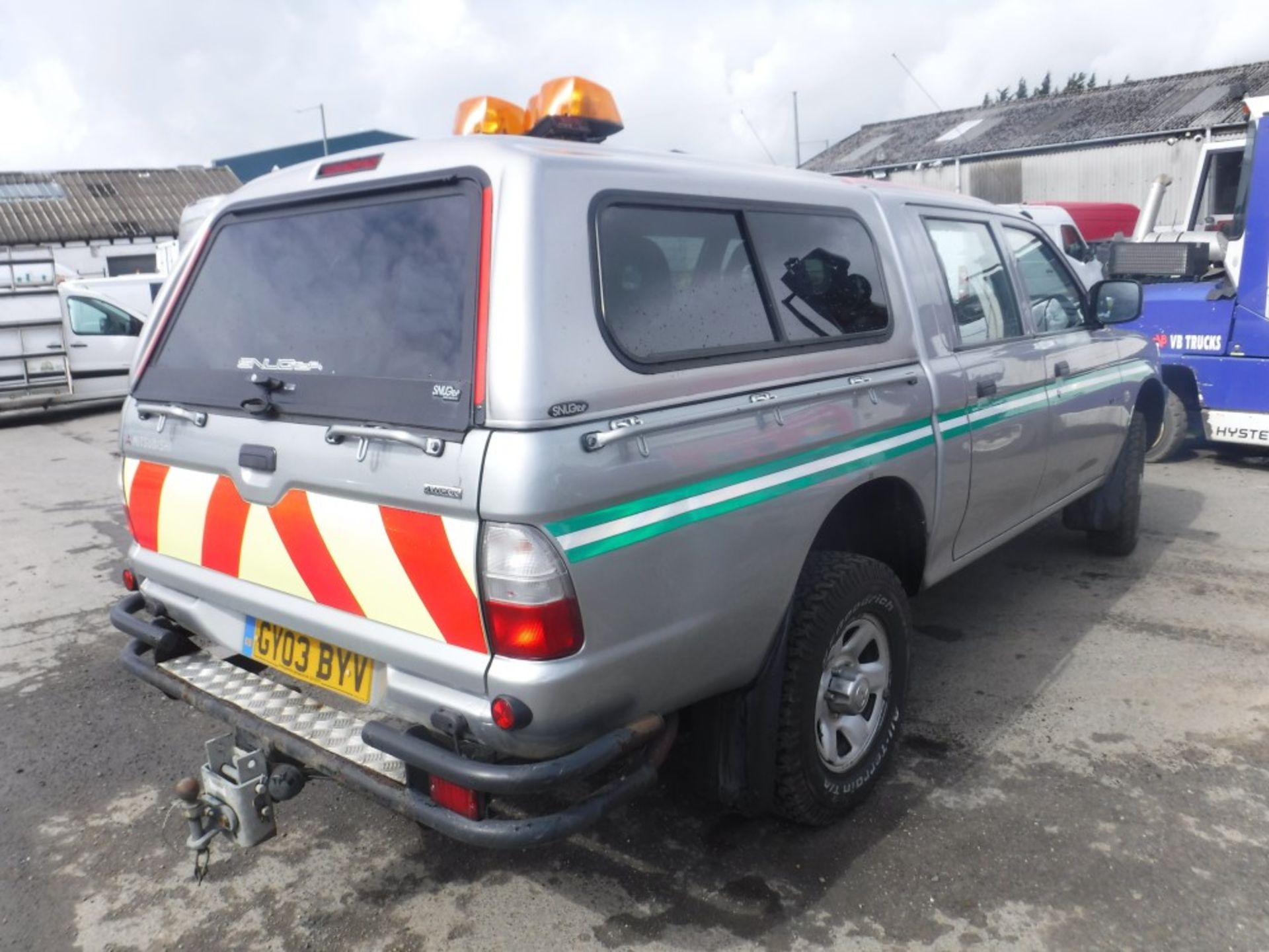 03 reg MITSUBISHI L200 2.5TD GL 4WD PICKUP, 1ST REG 03/03, TEST 04/19, 37608M WARRANTED, V5 HERE, - Bild 4 aus 5