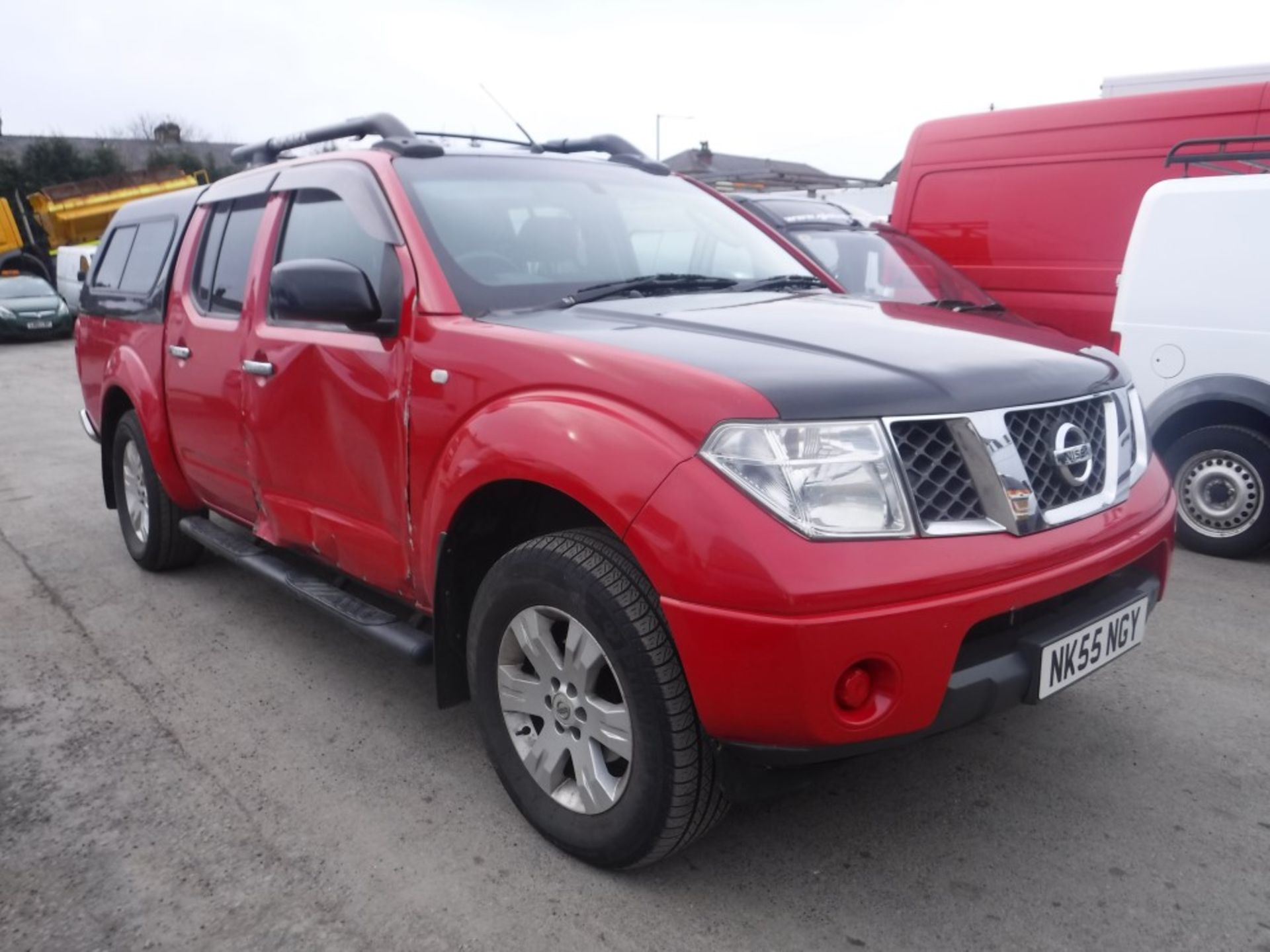 55 reg NISSAN NAVARA DCI PICKUP, 1ST REG 11/05, TEST 10/18, 191880M NOT WARRANTED, V5 HERE, 5 FORMER