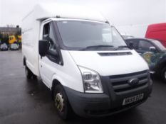 59 reg FORD TRANSIT 100 T350M RWD BOX VAN. 1ST REG 10/09, TEST 08/18, 149189M WARRANTED, V5 HERE,