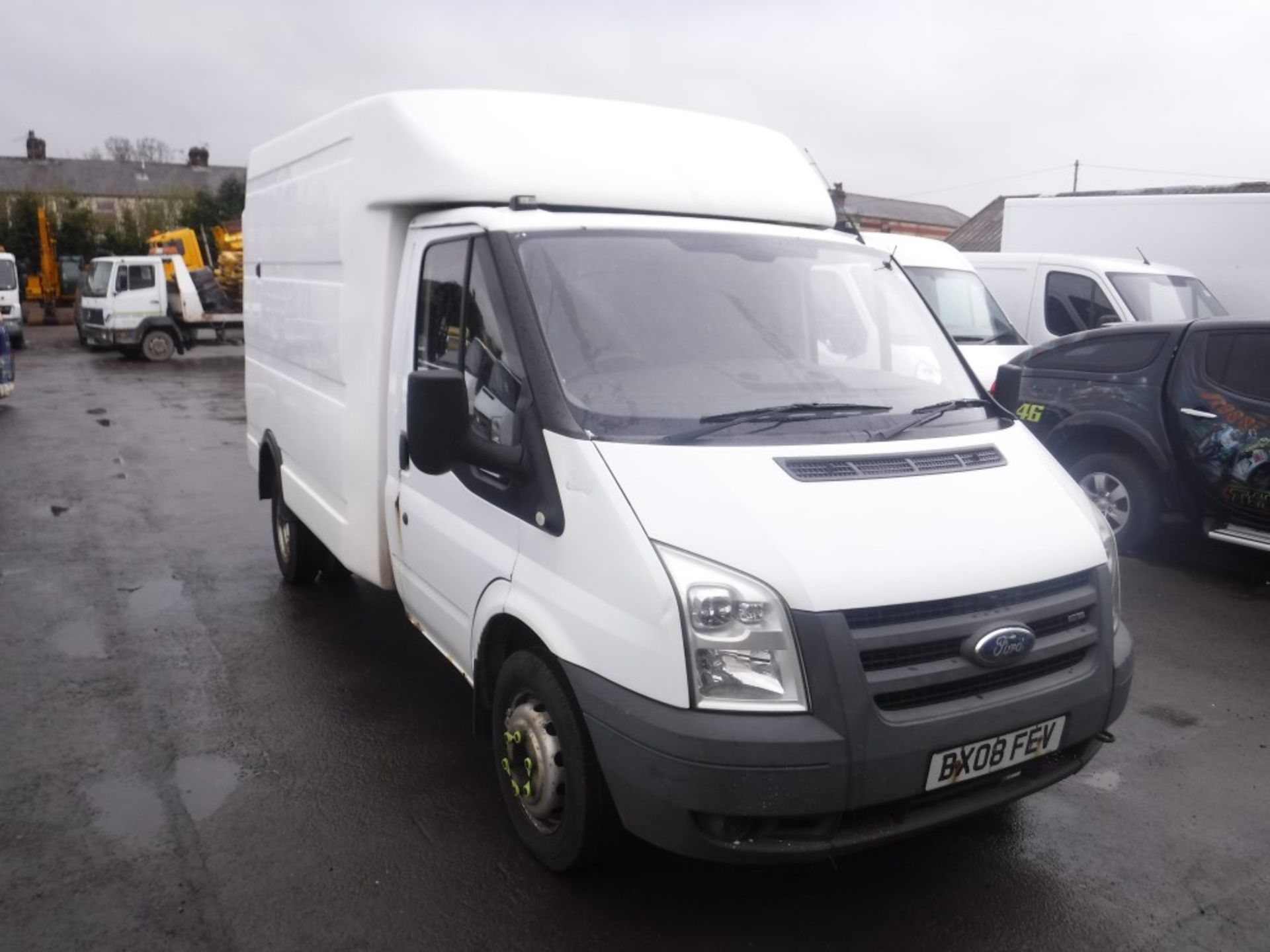 08 reg FORD TRANSIT 100 T350M RWD BOX VAN, 1ST REG 13/08, TEST 08/18, 108266M WARRANTED, V5 HERE,