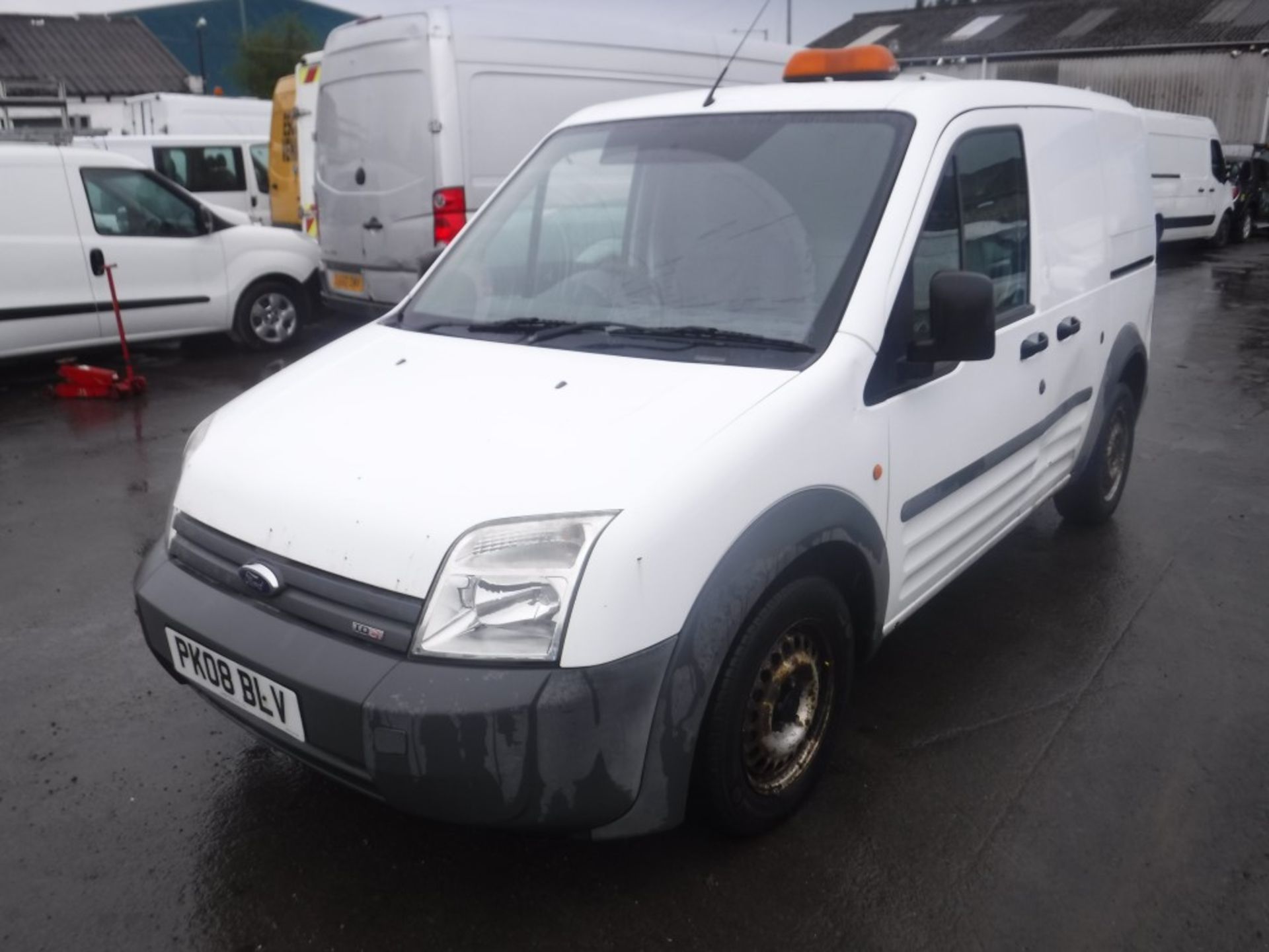 08 reg FORD TRANSIT CONNECT T200 L75 (DIRECT COUNCIL) 1ST REG 03/08, TEST 08/18, 147445M, V5 HERE, 1 - Bild 2 aus 5