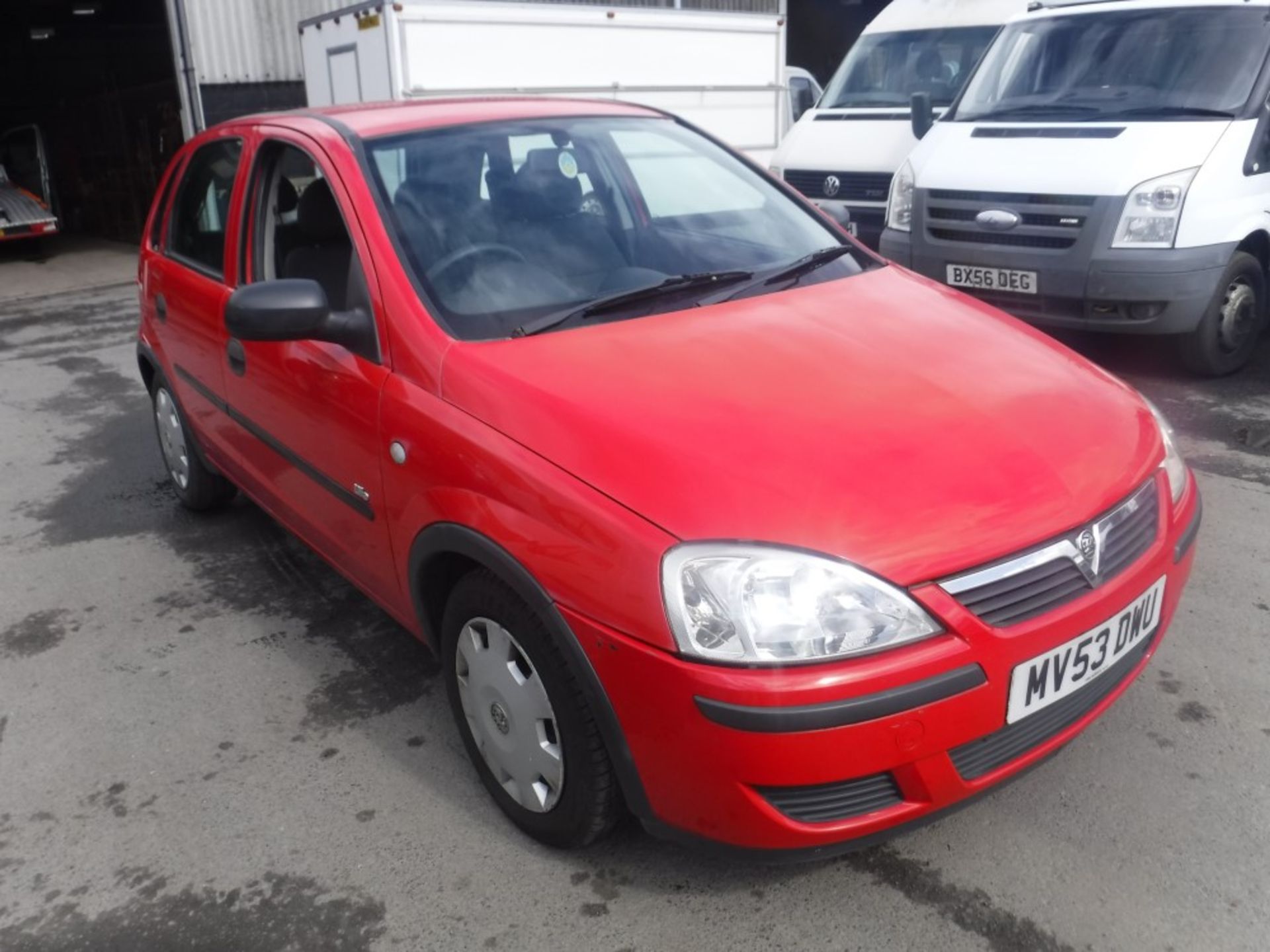 53 reg VAUXHALL CORSA LIFE CDTI HATCHBACK (DIRECT GTR M/C FIRE) 1ST REG 11/03, TEST 08/18, 49582M,