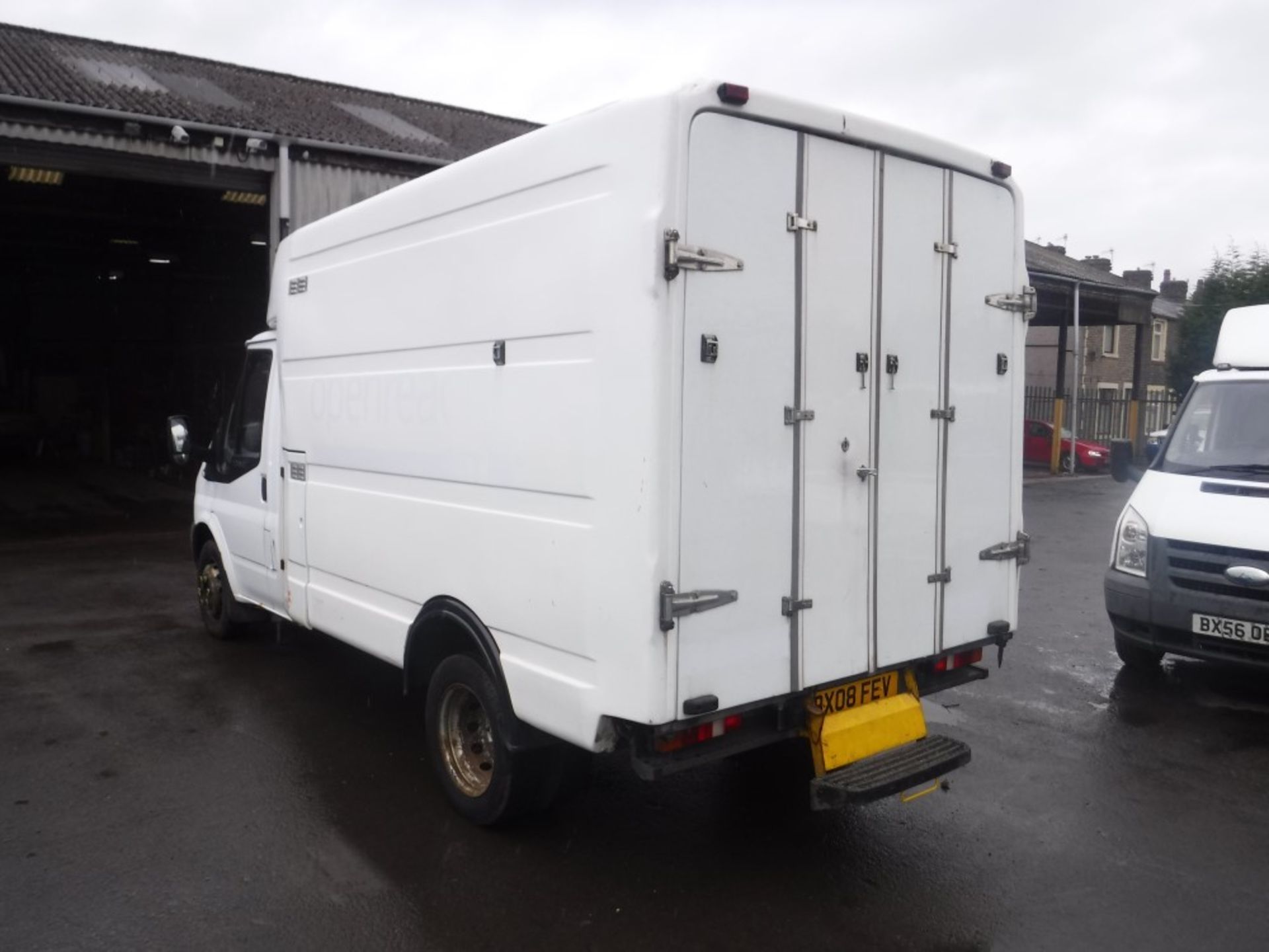 08 reg FORD TRANSIT 100 T350M RWD BOX VAN, 1ST REG 13/08, TEST 08/18, 108266M WARRANTED, V5 HERE, - Image 3 of 5