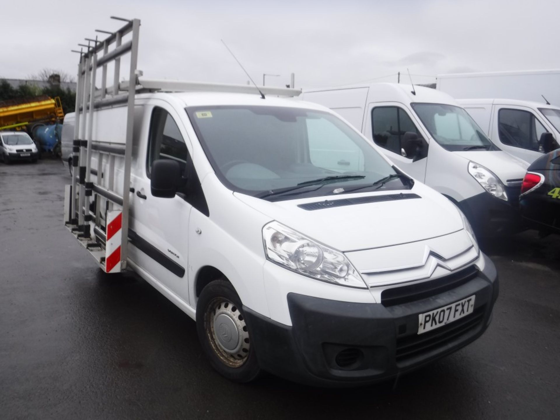 07 reg CITROEN DISPATCH 1000 HDI 120 SWB C/W ROOF & SIDE GLASS RACKS, 1ST REG 04/07, TEST 05/19,