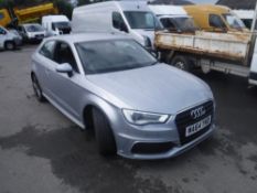 64 reg AUDI A3 S LINE TDI, 1ST REG 09/14, TEST 10/18, 74806M, V5 HERE, 1 OWNER FROM NEW [NO VAT]