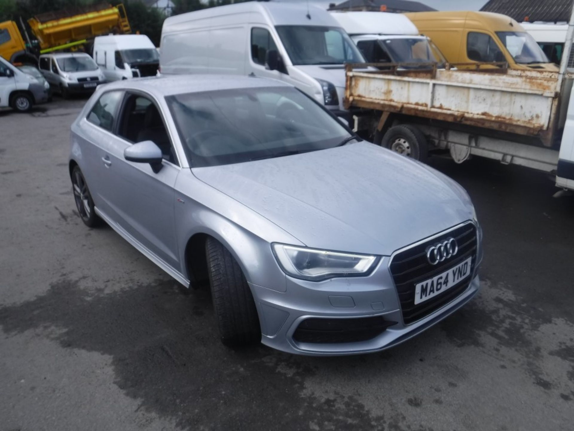 64 reg AUDI A3 S LINE TDI, 1ST REG 09/14, TEST 10/18, 74806M, V5 HERE, 1 OWNER FROM NEW [NO VAT]