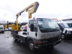 52 reg MITSUBISHI CANTER 75 CHERRY PICKER, 1ST REG 12/02, 182834KM WARRANTED, V5 HERE, 1 OWNER