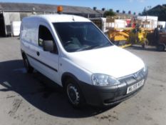 59 reg VAUXHALL COMBO 1700 CDTI VAN (DIRECT ELECTRICITY NW) 1ST REG 10/09, TEST 05/19, 138476M, V5