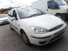 53 reg FORD FOCUS CL TD DI ESTATE (DIRECT NHS) 1ST REG 11/03, TEST 11/18, 168476M NOT WARRANTED,