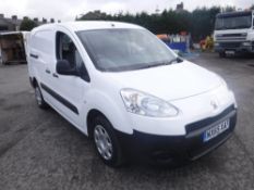 65 reg PEUGEOT PARTNER CRC HDI VAN, 1ST REG 09/15, 120355M WARRANTED, V5 HERE, 1 OWNER FROM NEW [+