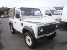 56 reg LAND ROVER DEFENDER 90 TD5 (DIRECT COUNCIL) 1ST REG 12/06, 62202M, V5 HERE, 1 FORMER