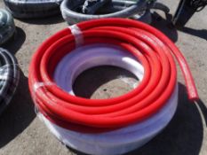 2 ROLLS OF 2" WHITE & 30MTS OF 2" RED HOSE (2) [NO VAT]