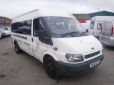 06 reg FORD TRANSIT DIESEL MINIBUS, 1ST REG 03/06, TEST 03/19, 116656M, V5 HERE, 2 FORMER KEEPERS [+