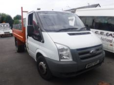 07 reg FORD TRANSIT 100 T350 TIPPER, 1ST REG 04/07, TEST 04/19, 102335M, PART V5 - GREEN SLIP