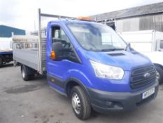 15 reg FORD TRANSIT 350 DROPSIDE, 1ST REG 04/15, TEST 04/19, 105464M WARRANTED, V5 HERE, 1 OWNER