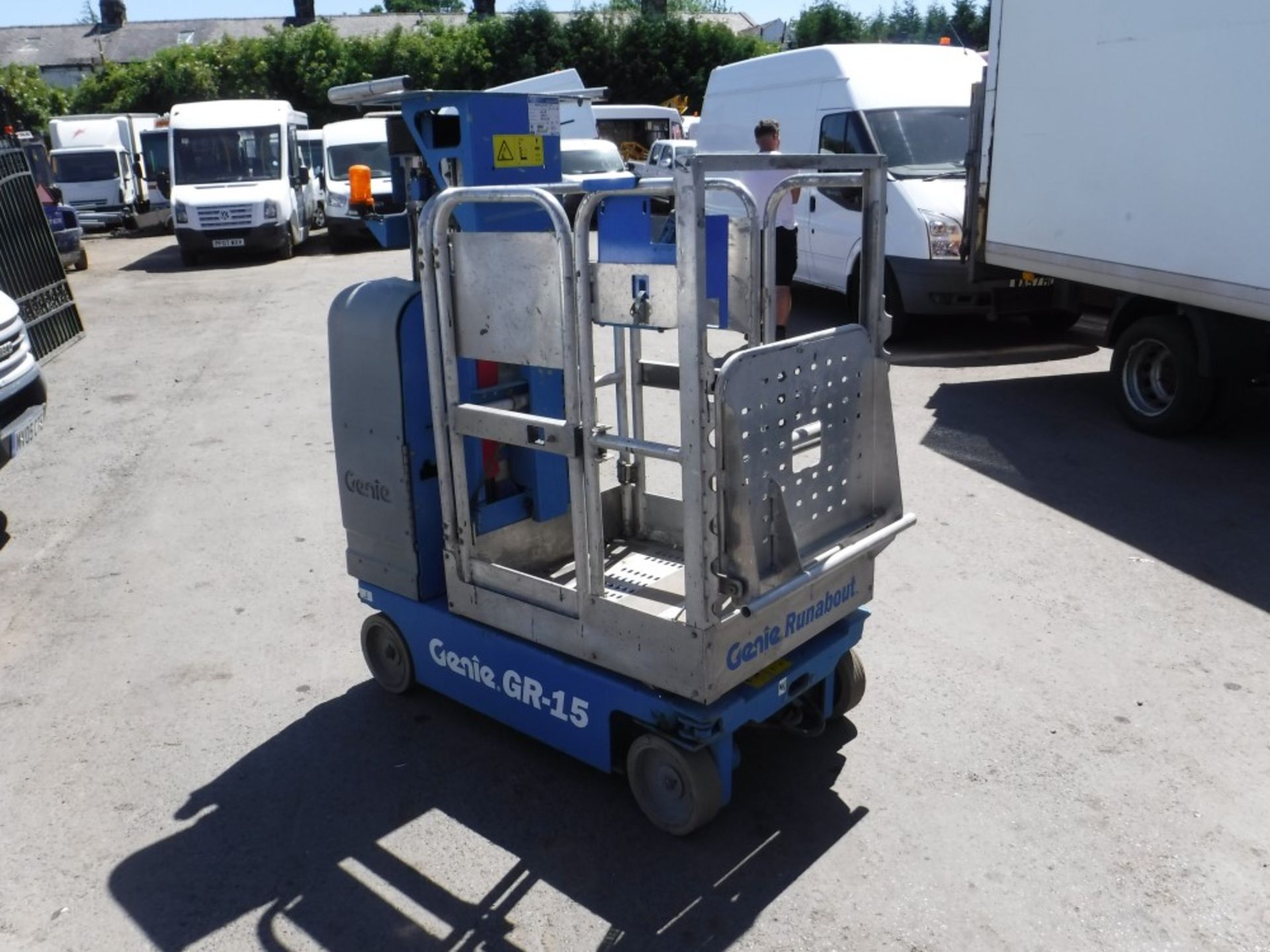 GENIE GR15 6.5m MAST LIFT [NO VAT] - Bild 4 aus 4