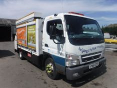 61 reg MITSUBISIH FUSO CANTER 7C18 JET VAC TANKER (DIRECT UNITED UTILITIES) 1ST REG 02/12, TEST 02/