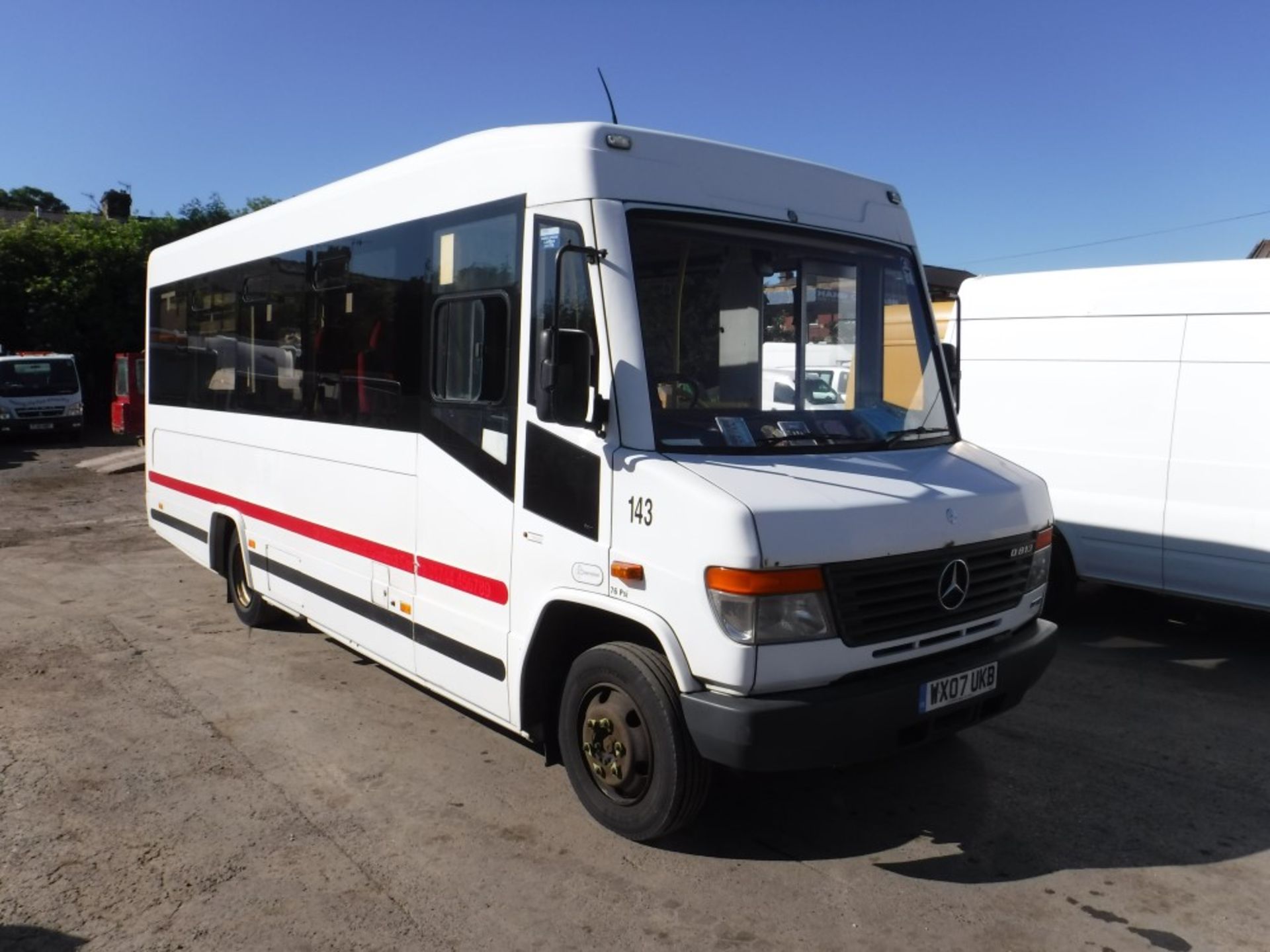 07 reg MERCEDES VARIO 813D LWB BUS (DIRECT COUNCIL) 1ST REG 07/07, TEST 07/18, 245287KM, V5 HERE,